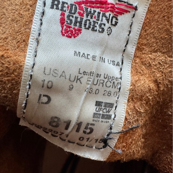 Red Wing Iron Ranger Work Boot - US Size 10D Amber Harness Leather - Picture 5 of 6